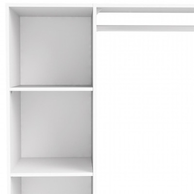 Tủ để quần áo bằng gỗ thiết kế tiện lợi SMLIFE Cabana