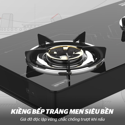 BẾP GAS DƯƠNG KÍNH SUNHOUSE MAMA MMB0911 - Hàng Chính Hãng