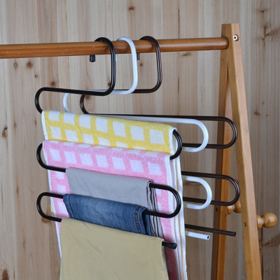 Combo 3 móc 5 tầng Nhà của Mẹ chuyên dùng treo quần và khăn, chất liệu sắt sơn chống gỉ- màu sắc giao ngẫu nhiên