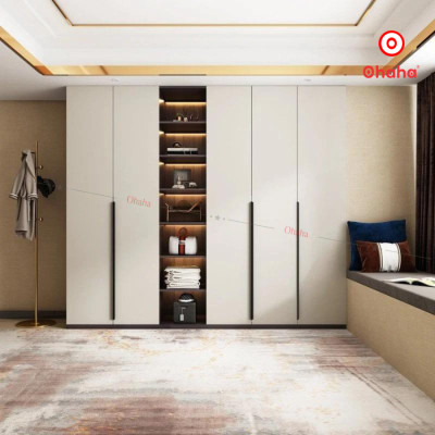 [Miễn phí lắp đặt & vận chuyển - Trả góp 0%] Tủ quần áo gỗ MDF lõi xanh chống ẩm cao cấp thiết kế thông minh tiện lợi với nhiều cánh và ngăn chứa - Màu sắc có thể đổi theo yêu cầu thương hiệu Ohaha - TACC007