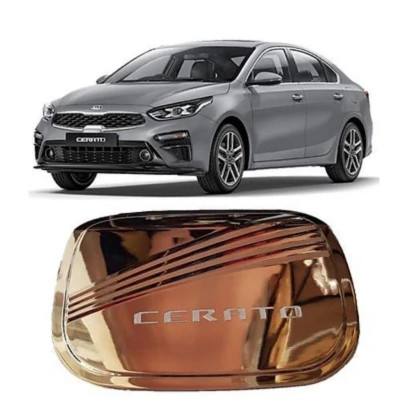 ỐP NẮP XĂNG XE KIA CERATO ĐỜI 2019-2022 MẠ CROM CAO CẤP, SÁNG BÓNG