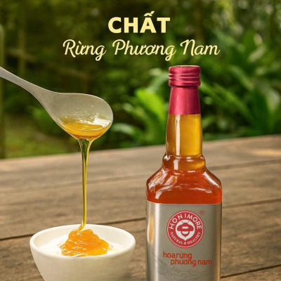 COMBO mua 2 TẶNG 1 cùng loại: Mật ong nguyên chất rừng Phương Nam chai  630g