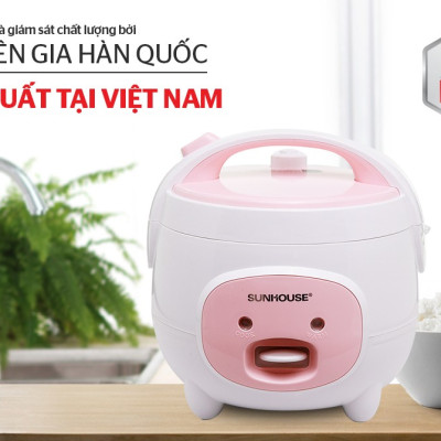 Nồi cơm điện 1.2L SUNHOUSE SHD8217W - Hàng chính hãng