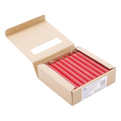 Hộp 30 nến taper Eden Candle FTRAMART EDC2324 cao 11 cm (Đỏ)