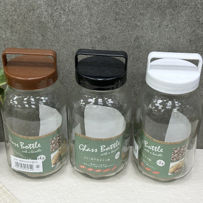 Chai thủy tinh có quai xách Echo Glass Bottle 1.0L - Hàng Nội Địa Nhật Bản