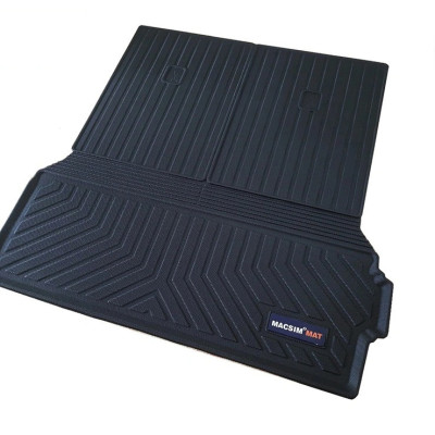 Thảm lót cốp xe ô tô BMW X7 2019+ nhãn hiệu Macsim chất liệu TPV cao cấp màu đen (d0363)