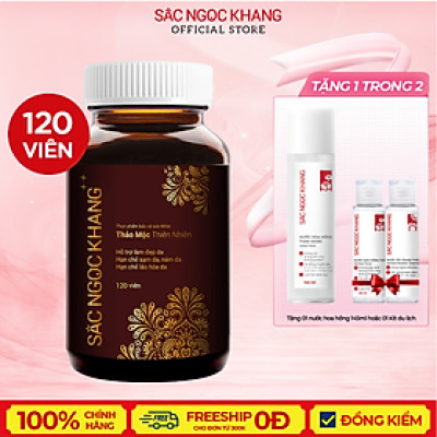 Viên Uống Đẹp Da Sắc Ngọc Khang ++ (120v) cao cấp giúp chống lão hóa, mờ nám sạm tàn nhang & cân bằng nội tiết tố