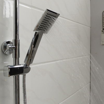 Bộ sen cây tắm đứng nóng lạnh, cảm biến nhiệt độ, màn hình LED Eurolife EL-S907 (Trắng bạc)