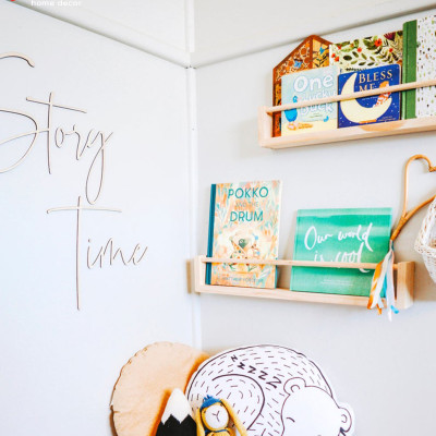 Kệ gỗ treo tường trang trí, kệ gỗ treo tường chữ u trang trí phòng khách, phòng ngủ