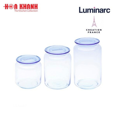 Hũ Thủy Tinh Luminarc Rondo Blue 500ML - J1848