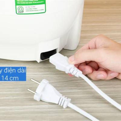 Nồi cơm điện tử Sharp 1.8 lít KS-COM183MV-WH - Hàng chính hãng