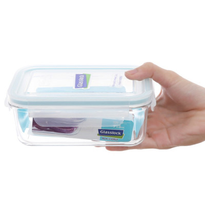 Bộ đựng đồ ăn trưa gồm túi giữ nhiệt  +  hộp thủy tinh chia ngăn 1000ml + hộp thủy tinh 695ml Lunch71-100