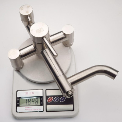 Bộ vòi sen tắm đứng INOX 304 nóng lạnh EL-S909 (Trắng bạc)