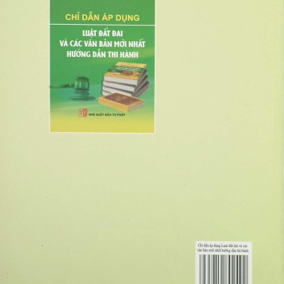 Chỉ Dẫn Áp Dụng Luật Đất Đai Và Các Văn Bản Hướng Dân Thi Hành