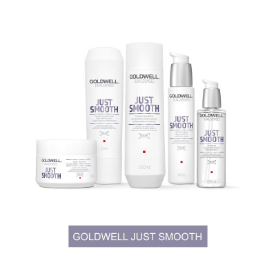 Dầu Gội Dưỡng Tóc Mềm Mượt Goldwell Just Smooth Giảm Bông Xù, Xơ Rối, Kiểm Soát Tóc Tức Thì