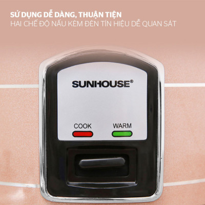 Nồi Cơm Điện Nắp Rời Sunhouse SHD8105 (1.2L) - Hàng chính hãng