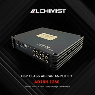 DSP Khuếch đại âm thanh ALCHIMIST AD18H-1260 thương hiệu Đức Tỷ Lệ Tín Hiệu Trên Tạp Âm: >102dB