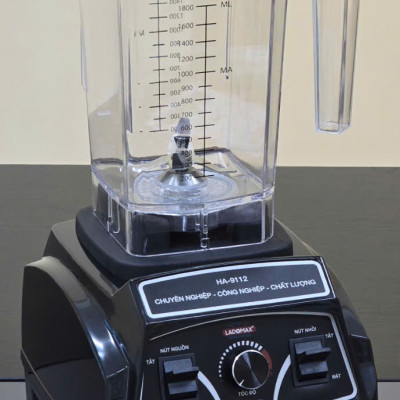 Máy xay sinh tố công nghiệp 1860W Ladomax HA-9112 xay đá, rau má, sinh tố chuyên quán - Hàng chính hãng