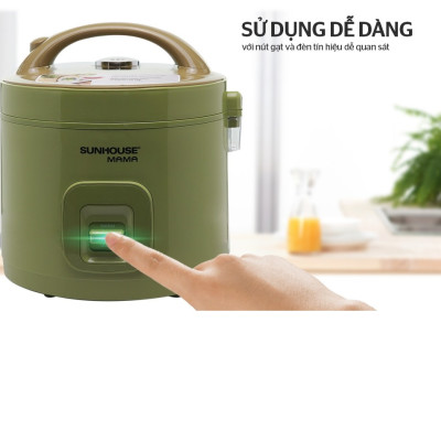 Nồi Cơm Điện 1.2L Sunhouse MaMa SHD8265 - Màu Ngẫu Nhiên - Hàng Chính Hãng