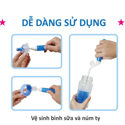 BỘ 2 CỌ RỬA BÌNH SỮA KUKU KU5468
