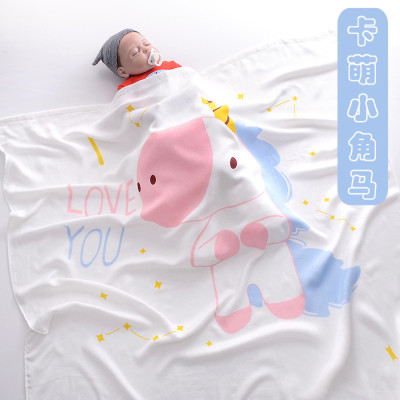 Chăn (mền) đũi cho bé từ sơ sinh đến tiểu học Bamboo Home chất liệu sợi tre thiên nhiên và sợi Cotton, siêu mềm mịn, 110x110cm - Hàng chính hãng BBH07