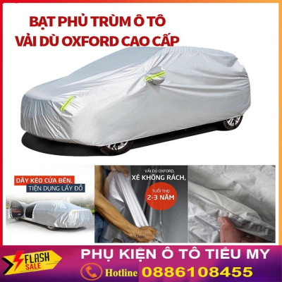 Bạt Phủ Xe Ô Tô Vải Dù Hyundai I10, I20, I30, Accent, Santafe, Tucson, Kona, Getz, Avante, Elantra, Sonata 