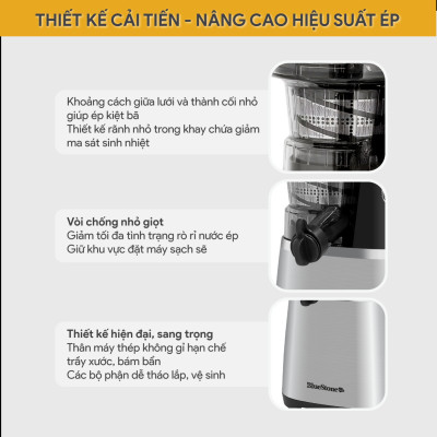 Máy Ép Chậm BlueStone SJB-6557 150W - Hàng Chính Hãng