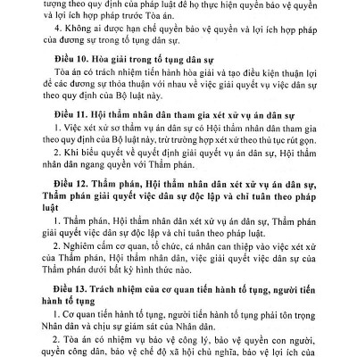 Bộ Luật Tố Tụng Dân Sự Của Nước Cộng Hòa Xã Hội Chủ Nghĩa Việt Nam (2016)
