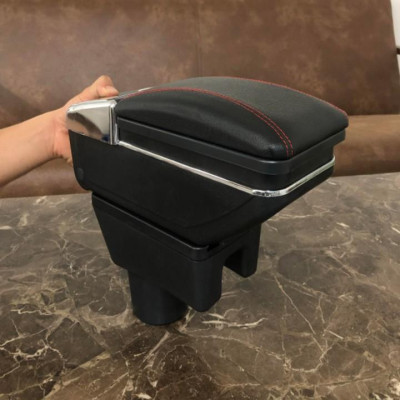 Hộp tỳ tay ô tô Mitsubishi Attrage và Mirage: Mầu Đen