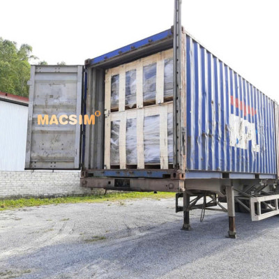 Bạt phủ ô tô chất liệu vải không dệt 3 lớp cao cấp thương hiệu MACSIM cho xe ô tô Vinfat VF3 màu ghi