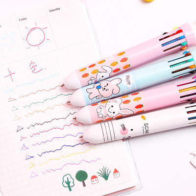 Bút bi thỏ mập nhiều ngòi so cute dễ thương