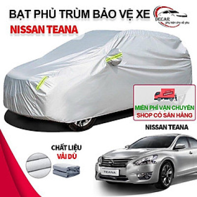 Bạt phủ trùm bảo vệ xe ô tô Nissan Teana, bạt vải dù Oxford đậy bao trùm xe oto sedan 5 chỗ , áo bọc trùm bảo vệ xe hơi