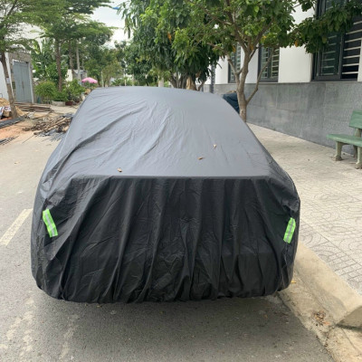 Bạt phủ ô tô Mazda 6 chất liệu Polyester - màu đen cao cấp MACSIM 
