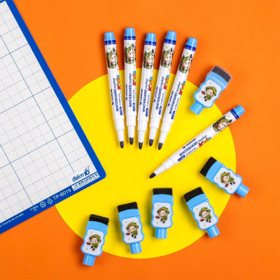 Bút Lông Bảng Nhân Vật Akooland Thế Giới Học Cụ Thần Kỳ - Thiên Long TP-WB016/AK - Mực Xanh