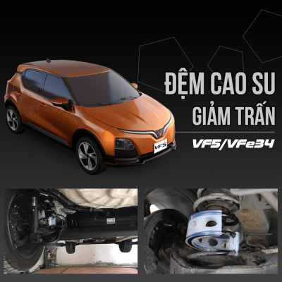 Đệm giảm trấn cho giảm sóc xe ô tô VINFAST VF5 và VFe34 Đệm Lò Xo Giảm Sốc
