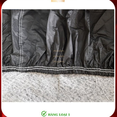 Bạt phủ ô tô Volkswagen Passat nhãn hiệu Macsim sử dụng trong nhà và ngoài trời chất liệu Polyester - màu đen