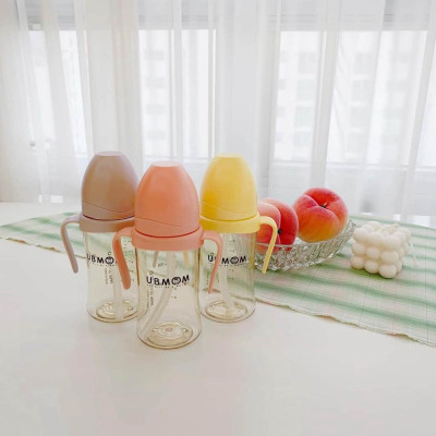 Bình nước đa năng UBMOM PPSU cho bé 260ml