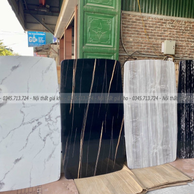 Bộ bàn ăn mặt đá Cẩm thạch kết hợp ghế Venus