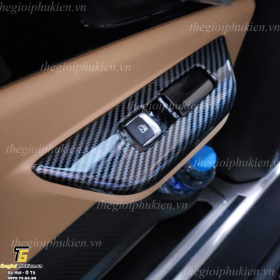Ốp nội thất nhựa ABS vân Carbon cho Kia Carnival Cao cấp