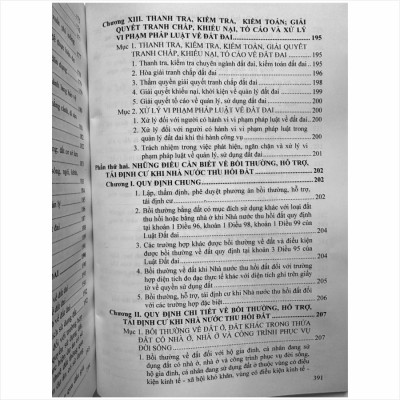 Sách Những Điều Cần Biết Về Giá Đất, Bồi Thường, Hỗ Trợ, Tái Định Cư Khi Nhà Nước Thu Hồi Đất theo Luật Đất Đai năm 2024 - V2464T