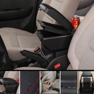 Hộp tỳ tay ô tô dành cho xe Suzuki Ertiga tích hợp 7 cổng USB - Mã: DUSB-ETG2019