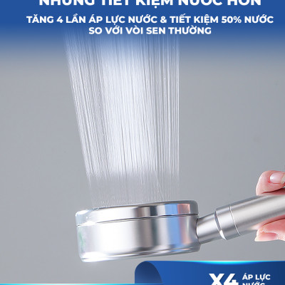 Combo vòi sen LUVA kèm lọc nước đa năng LUVA GK1