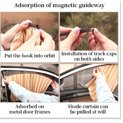 Rèm che nắng dành cho ô tô Nissan XTrail Vải lụa mềm gắn nam châm Cao Cấp