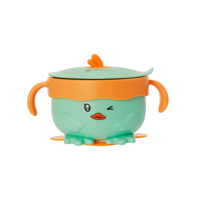 Bát ăn trẻ em Elmich EL-0008VIT EL-0008KL EL-0008GAU EL-0008VM, Hàng chính hãng, họa tiết dễ thương, inox 316 -JoyMall