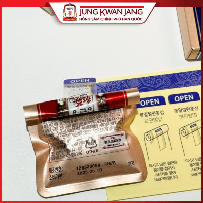 Hồng Sâm tẩm mật ong KGC Jung Kwan Jang (hộp 06 gói)