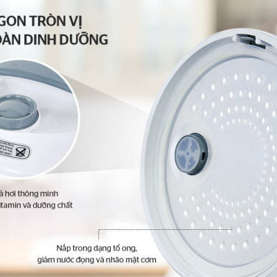 Nồi cơm nắp gài Sunhouse 1.8 lít SHD8602 - Hàng chính hãng