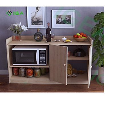 Tủ Nhà Bếp 2 Cánh Có Kệ GP39