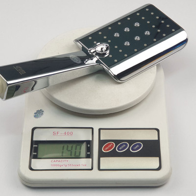 Bộ dây tay sen vuông 3 chế độ chảy chất liệu ABS mạ Chrome Eurolife EL-201SH (Trắng bạc)