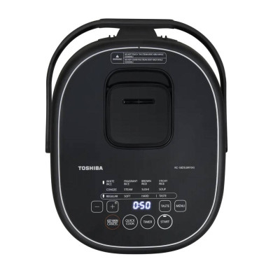 Nồi cơm điện tử Toshiba 1.8 lít RC-18DR4TVN(H) màu Xám đậm - Hàng chính hãng