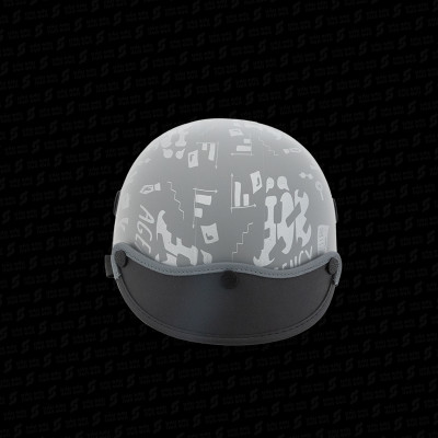 Mũ bảo hiểm lỗ thông gió hoa văn chính hãng NÓN SƠN AMP-XM185